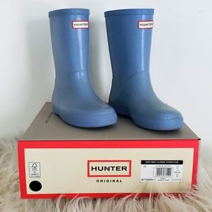 Hunter Girls Rain Boots Size US 12